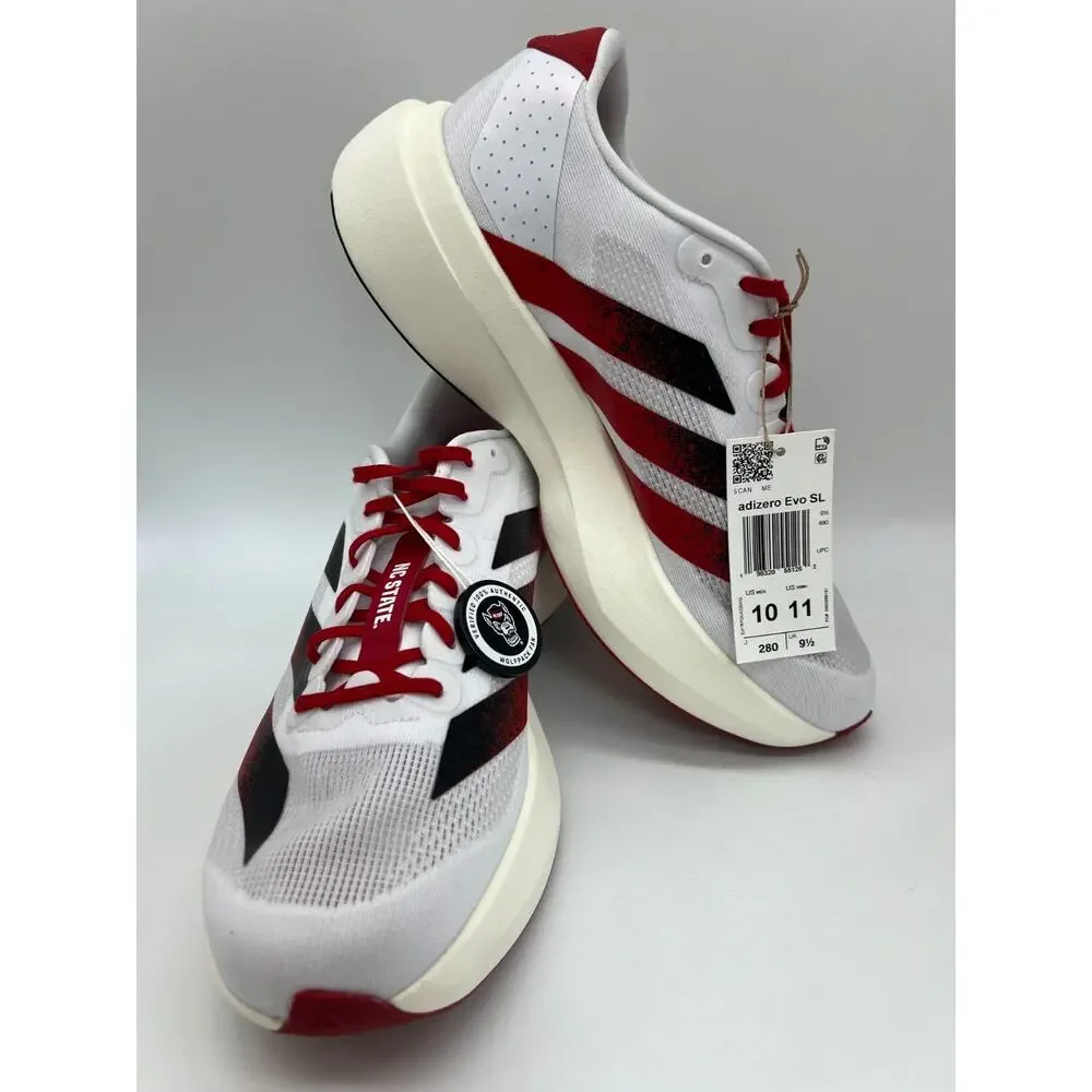adidas Adizero Evo SL NC State JQ4571 Men’s Size 10 New